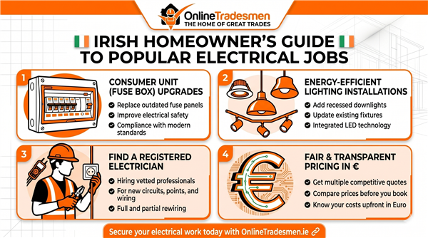 Popular Electrician Jobs in Ireland for Homeowners